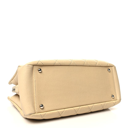 Chanel Caviar Quilted Petit Timeless Tote PTT Beige 4 of 13