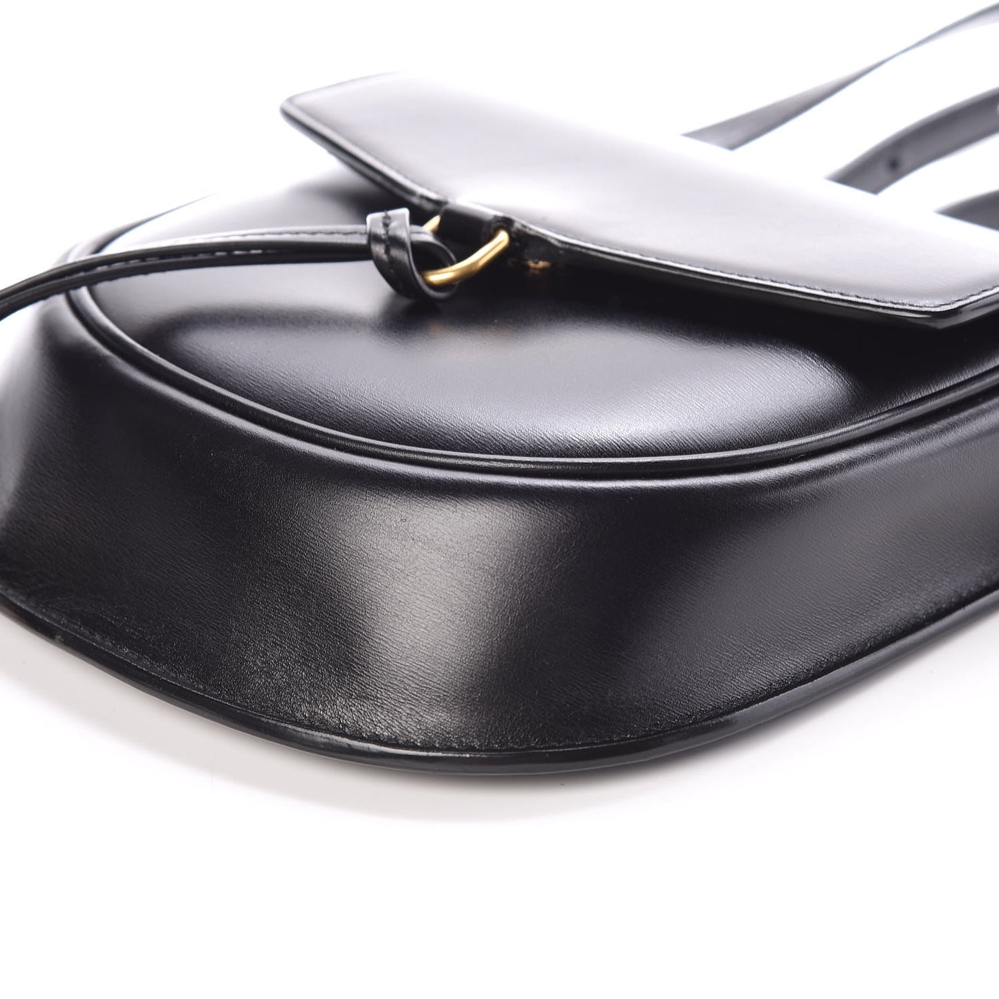 Calfskin Small Datcha Satchel Bag Black