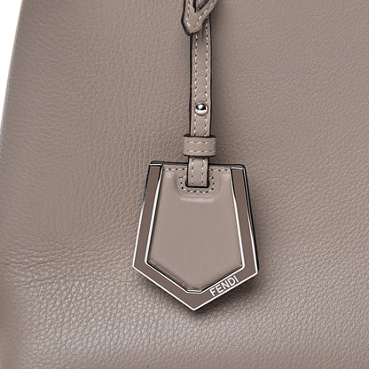Fendi Vitello Dolce Century Petite 2Jours Tote Tortora Carbone 8 of 11
