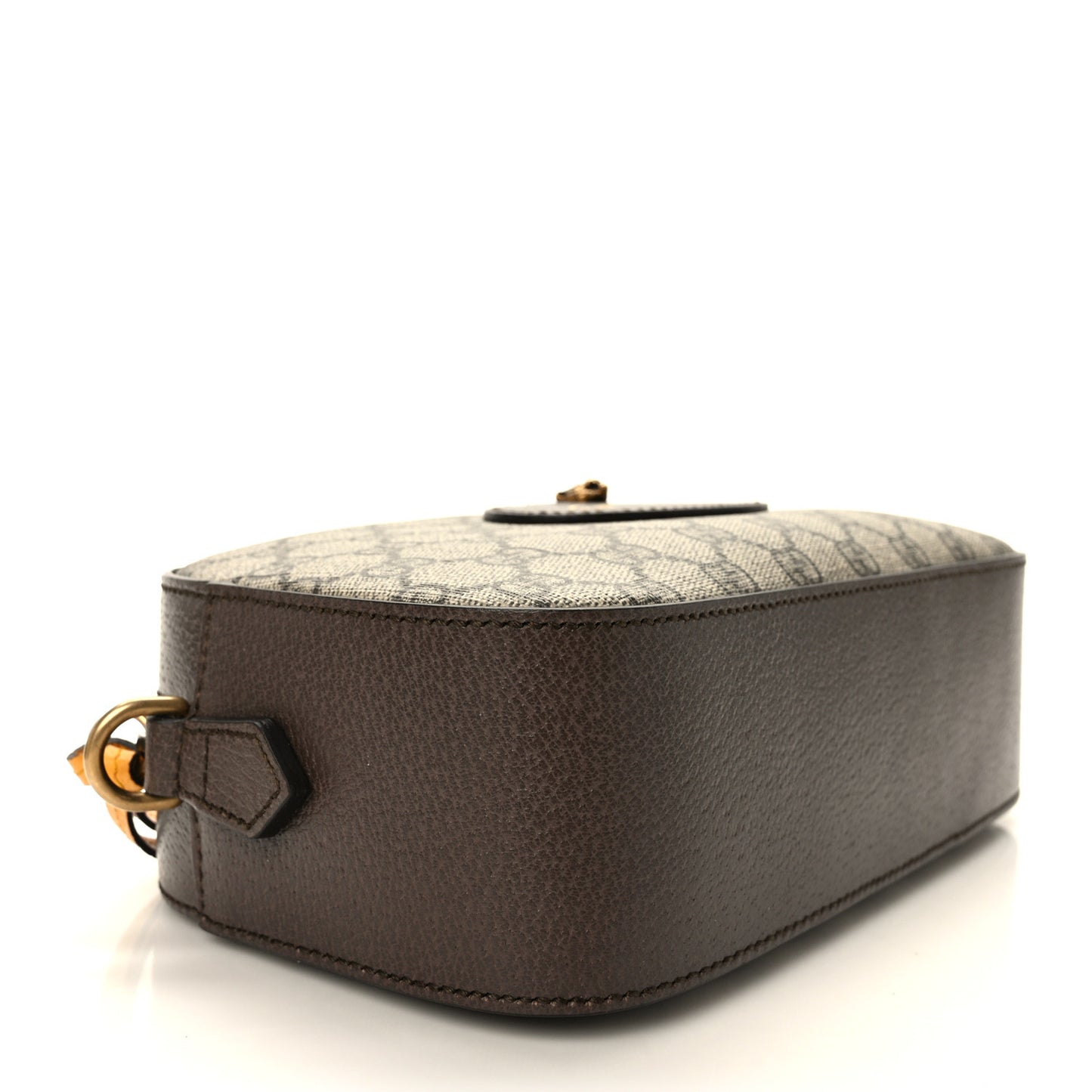 GG Supreme Monogram Web Neo Vintage Shoulder Bag Beige New Acero Crop