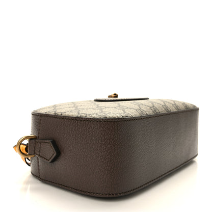 Gucci GG Supreme Monogram Web Neo Vintage Shoulder Bag Beige New Acero Crop 4 of 12