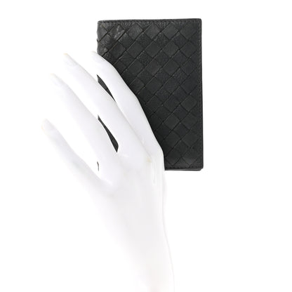 Bottega Veneta Nappa Intrecciato Bi-Fold Card Holder ID Wallet Black 2 of 6