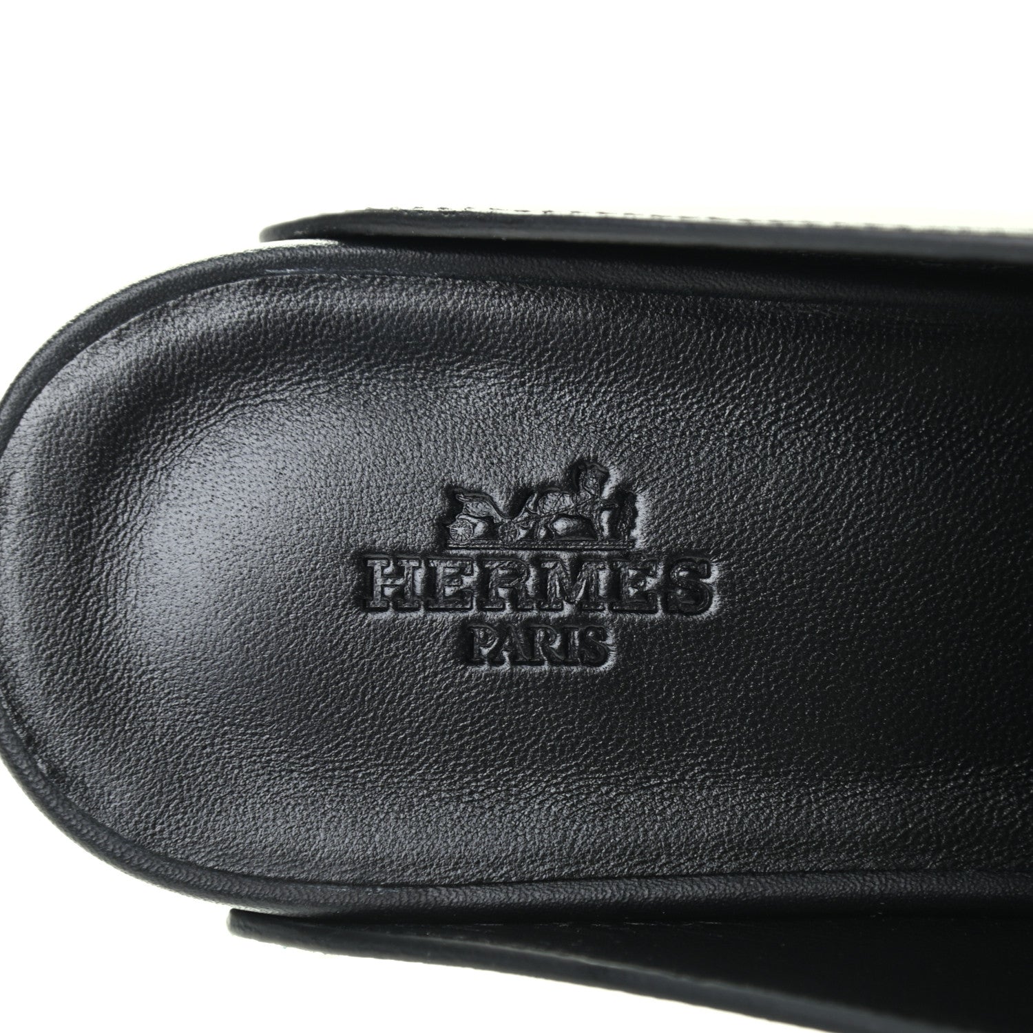 Hermes Calfskin Calya Mules 37 Black 6 of 8