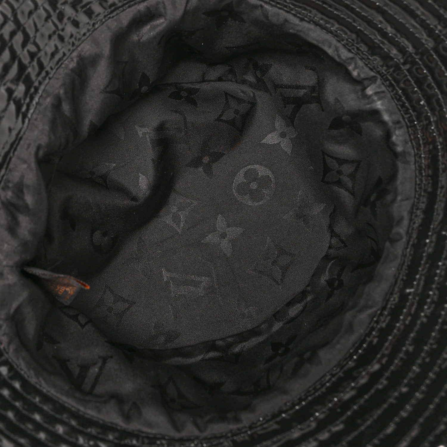 Louis Vuitton Patent Monogram Bob Bucket Hat S Black 6 of 7