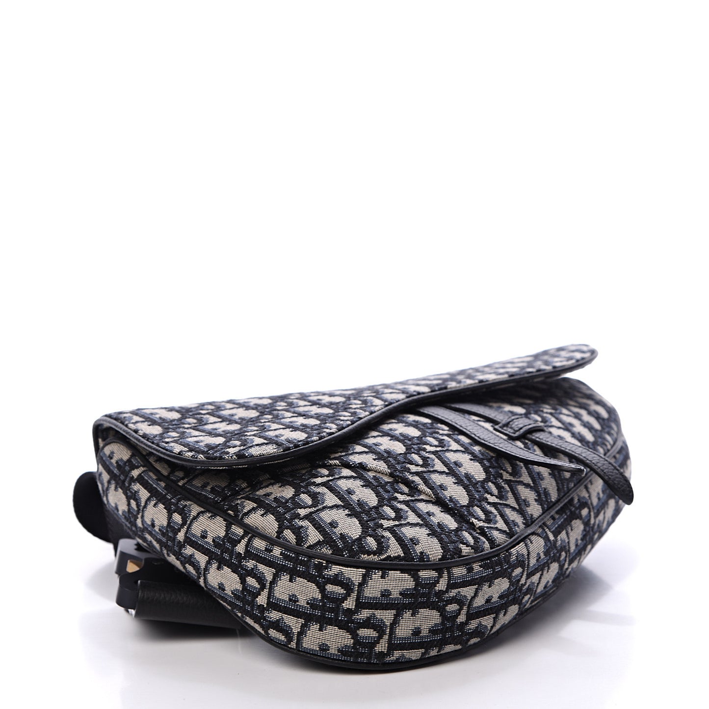 Oblique Mens Saddle Bag Blue