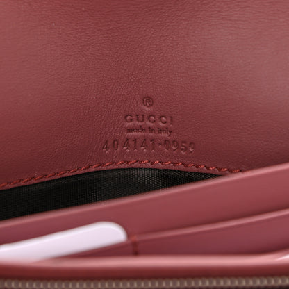 Gucci GG Supreme Monogram Blooms Dionysus Chain Clutch Wallet Beige Multicolor Dry Rose 5 of 6