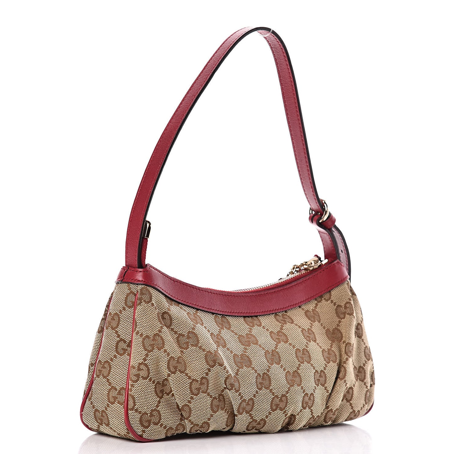 Monogram Heart GG Charm Pochette Red
