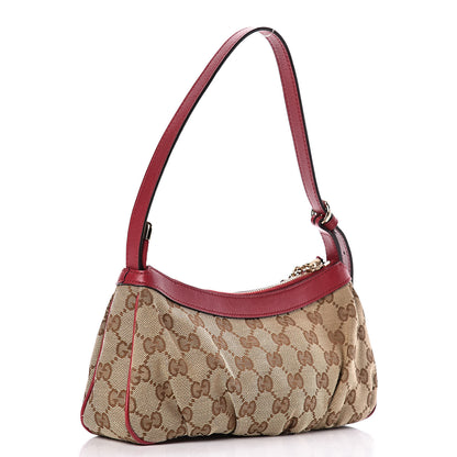 Gucci Monogram Heart GG Charm Pochette Red 3 of 10
