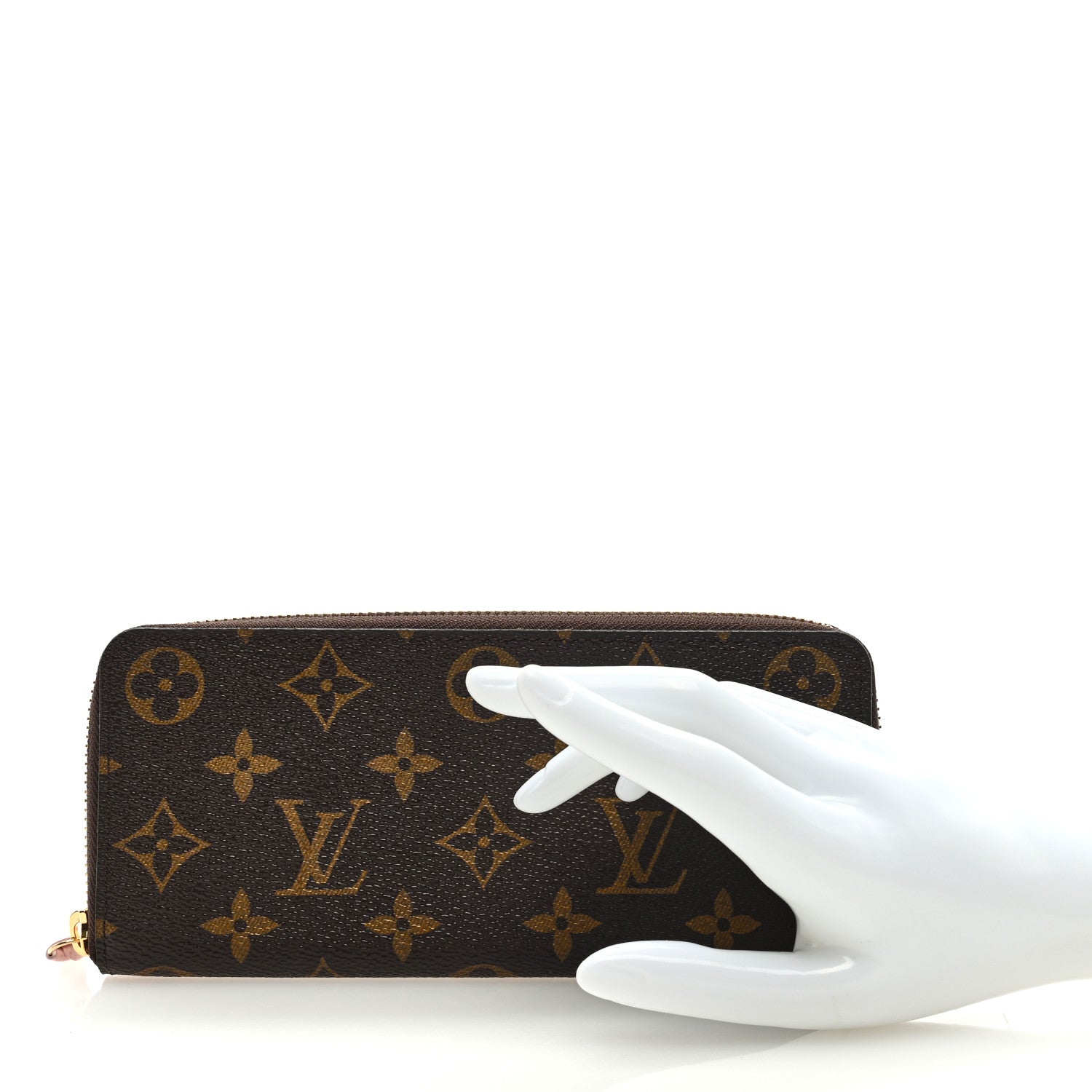 Louis Vuitton Monogram Clemence Wallet Rose Ballerine 2 of 6