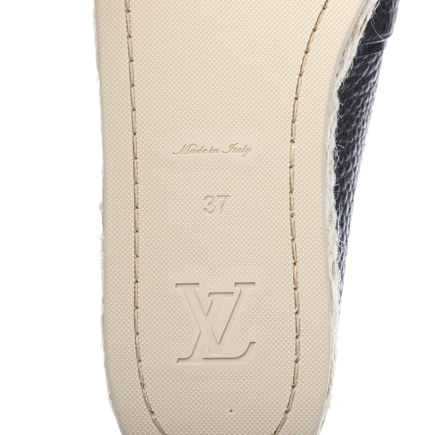 Calfskin Tropical Bloom Espadrille Flat 37 Black
