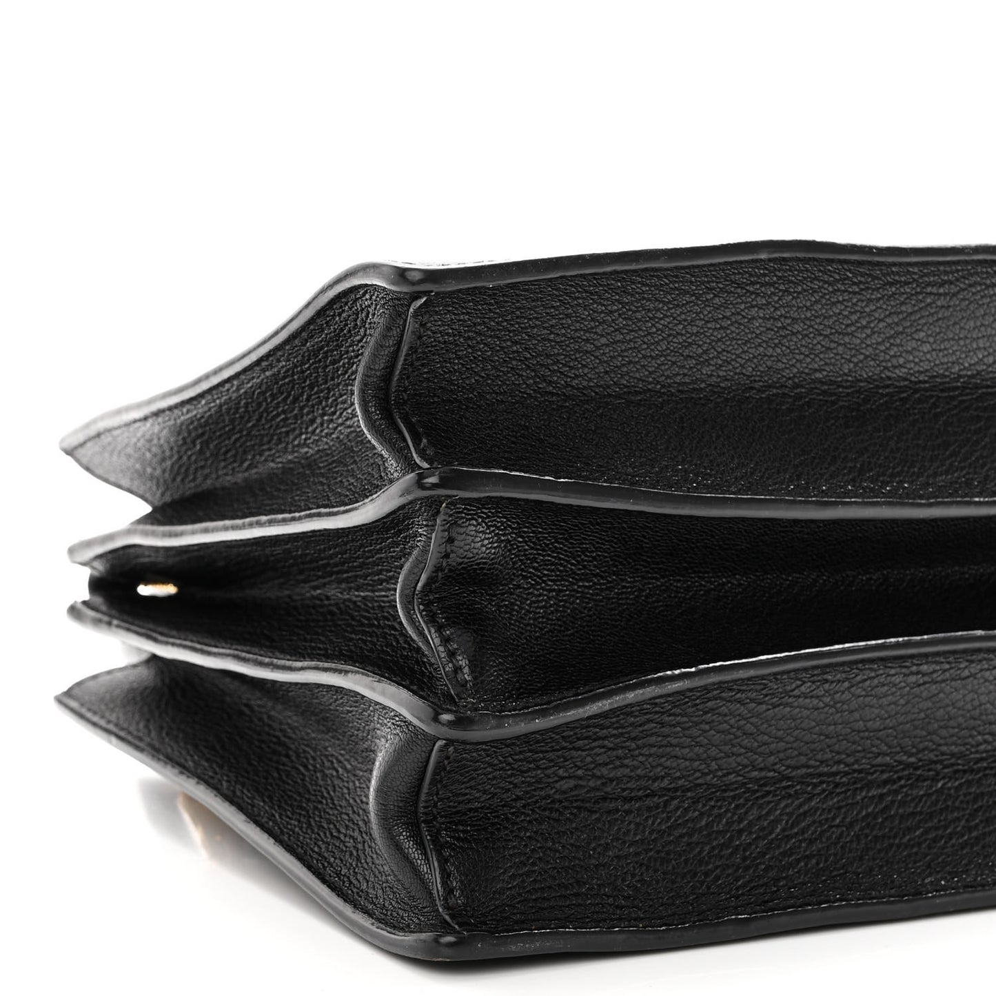 Goatskin Madras Tote Black