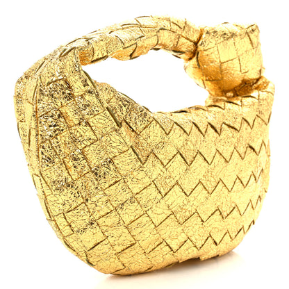 Bottega Veneta Metallic Nappa Intrecciato Mini Jodie Gold 3 of 10