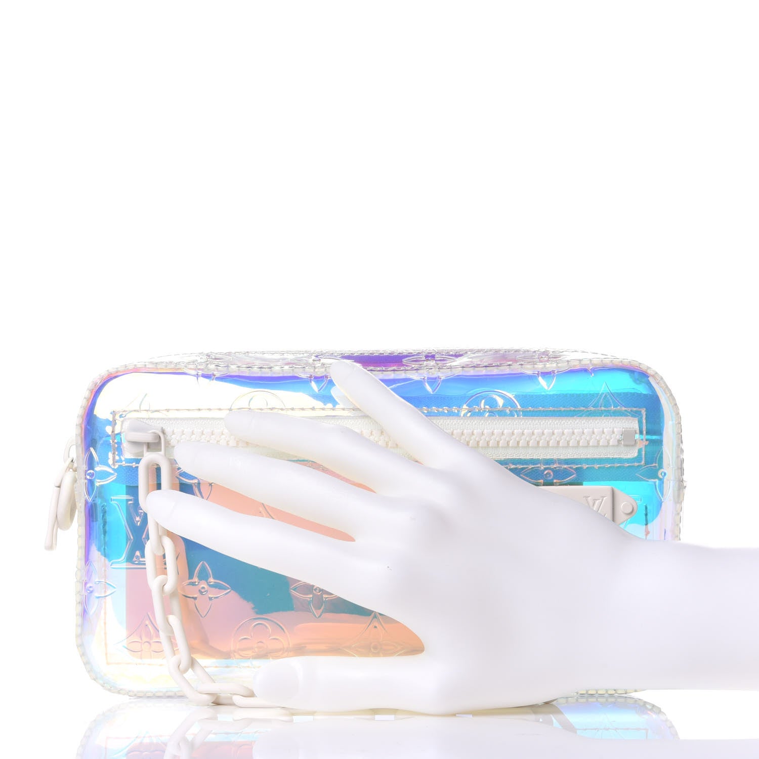 Louis Vuitton PVC Monogram Pochette Volga Iridescent Prism 2 of 10