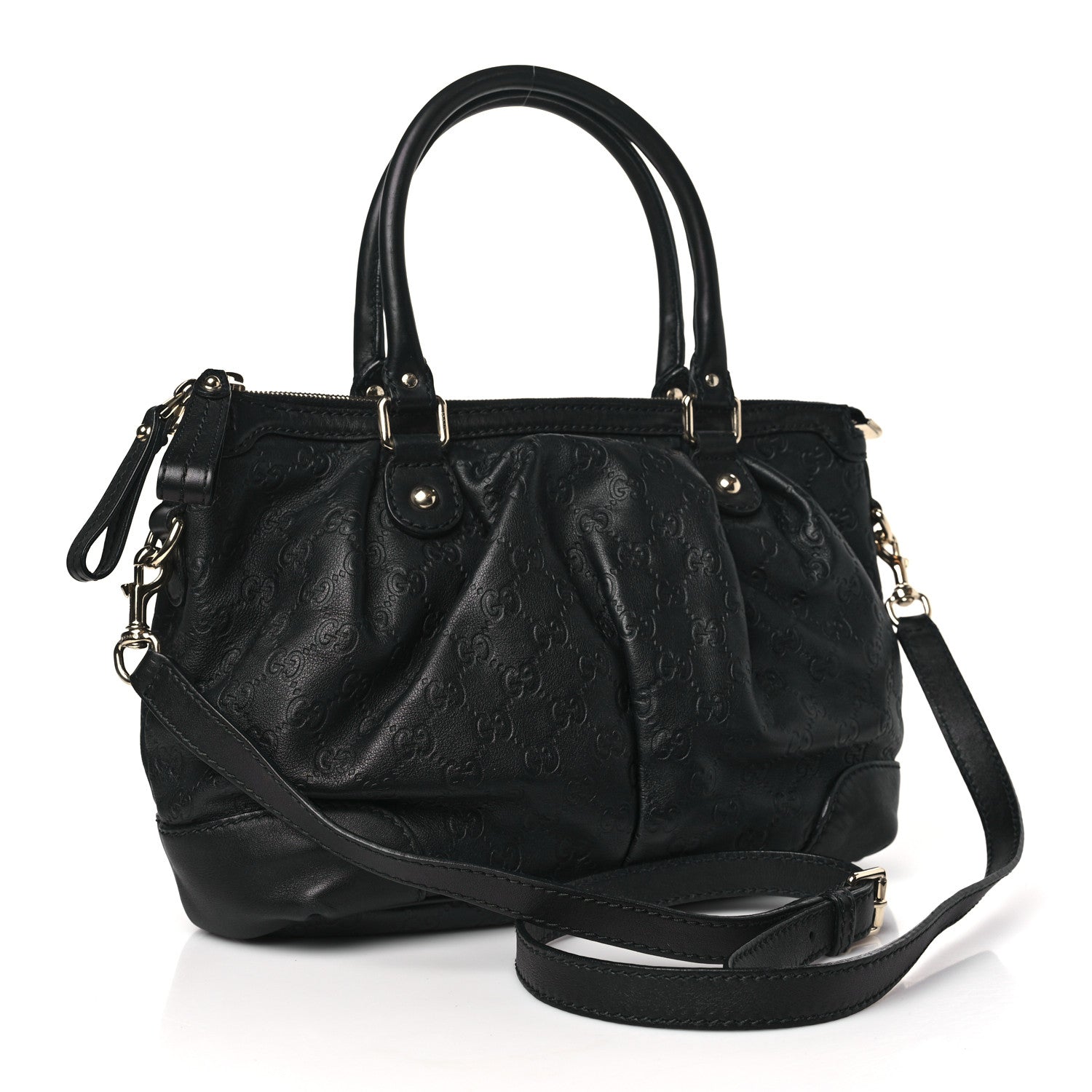 Gucci ssima Medium Sukey Top Handle Tote Black 3 of 12