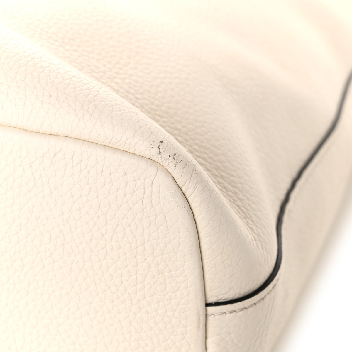 Prada Vitello Phenix Metal Hobo White 11 of 12