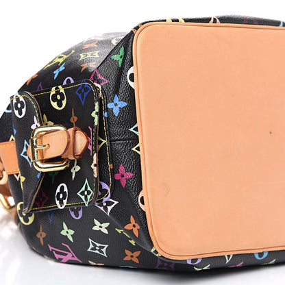 Louis Vuitton Monogram Multicolor Petit Noe Black 6 of 11