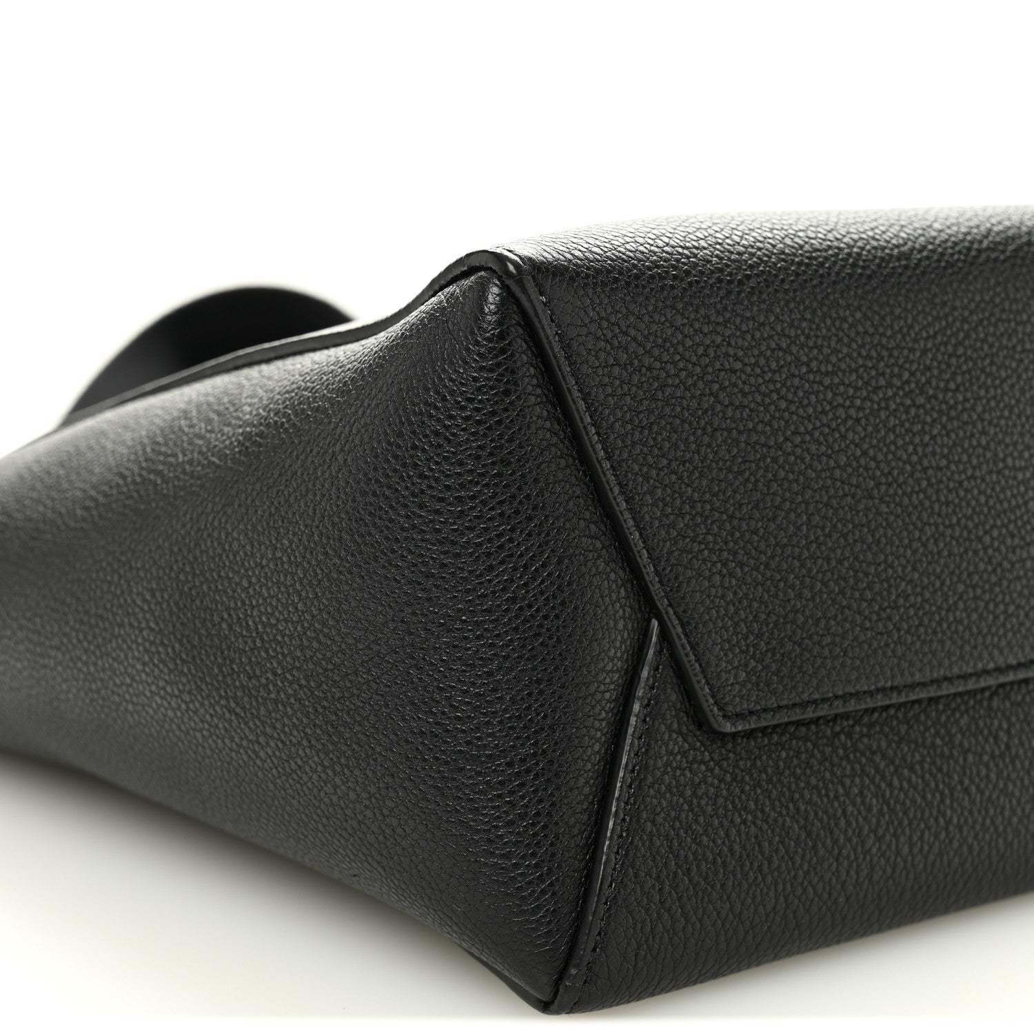 Celine Soft Grained Calfskin Small Sangle Bucket Bag Black 8 of 9