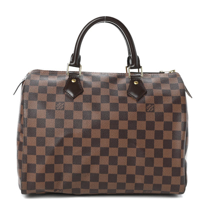 Louis Vuitton Damier Ebene Speedy 30 1 of 10