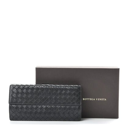 Bottega Veneta Nappa Intrecciato Continental Wallet Black 9 of 9