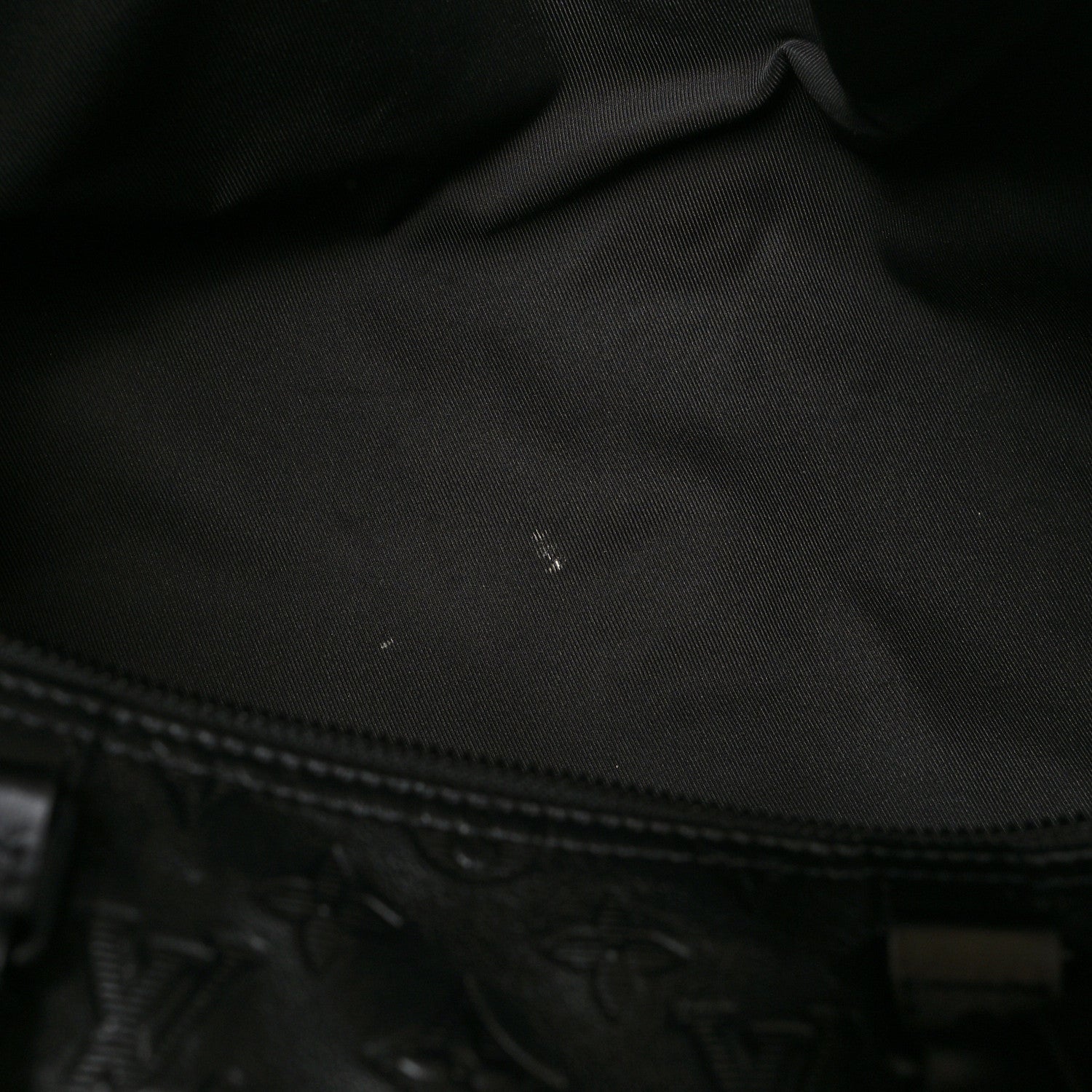 Louis Vuitton Calfskin Shadow Monogram Keepall Bandouliere 50 Black 11 of 11