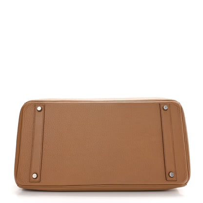 Hermes Taurillon Clemence BIRKIN 40 Tabac Camel 21 of 21