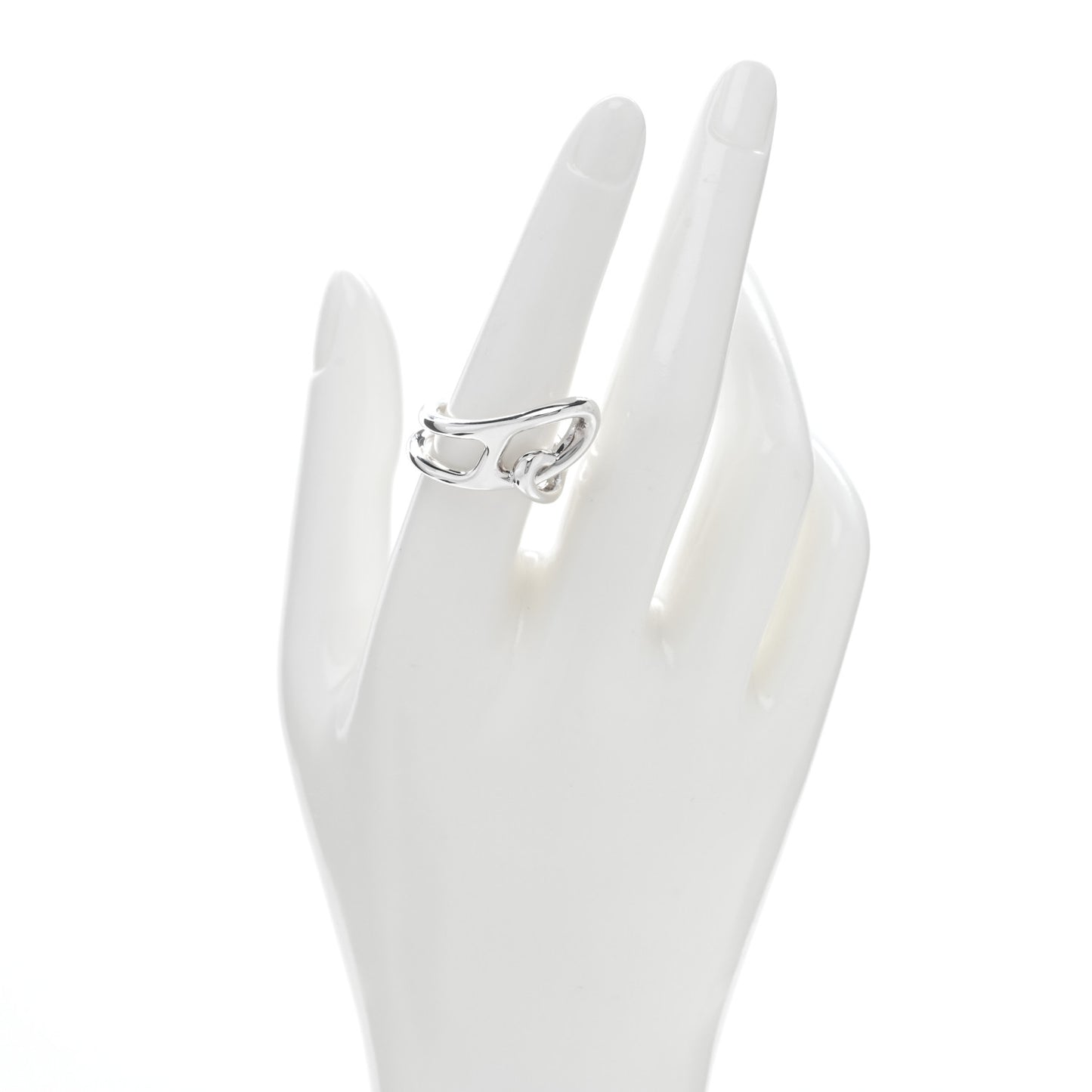 Sterling Silver Chaine D'Ancre Punk Ring 55 7.25