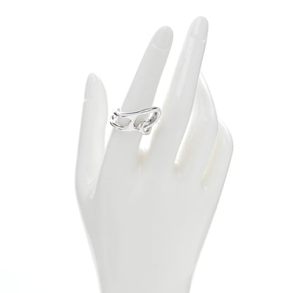 Hermes Sterling Silver Chaine D'Ancre Punk Ring 55 7.25 2 of 5