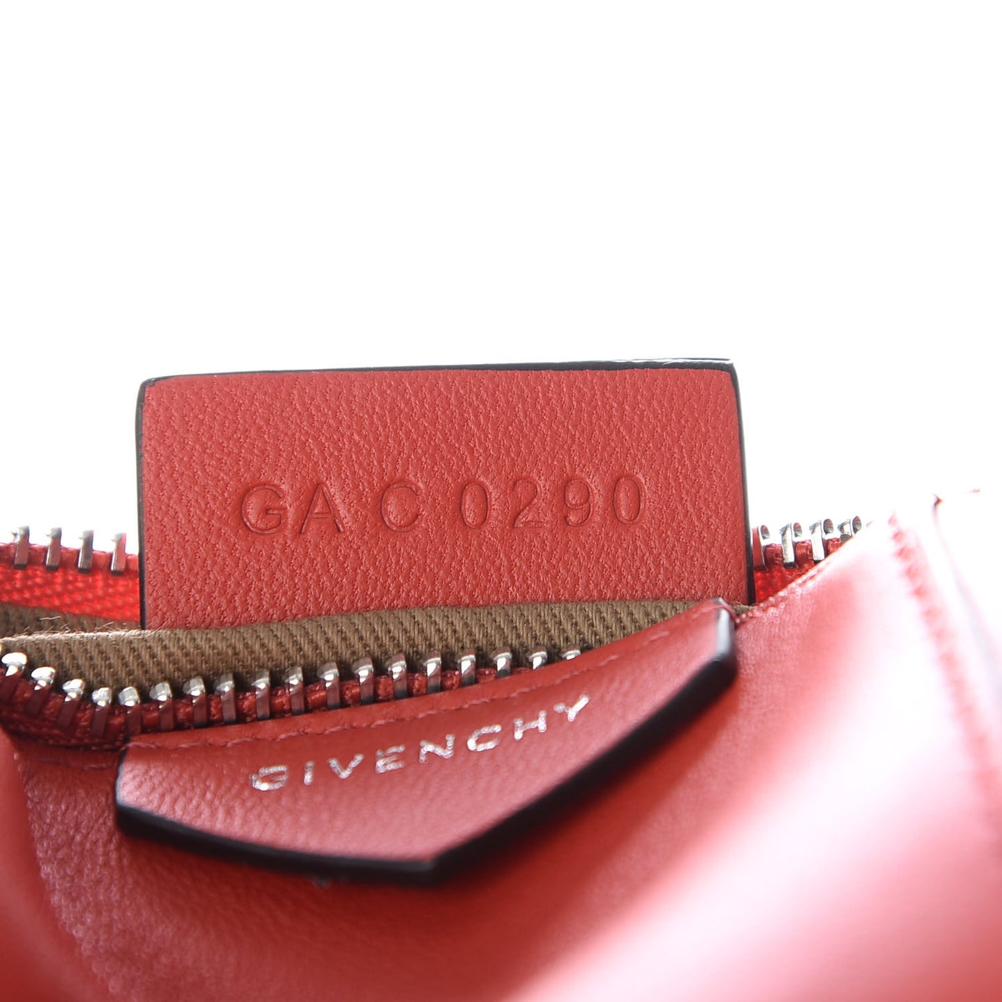 Lambskin Baby Antigona Red