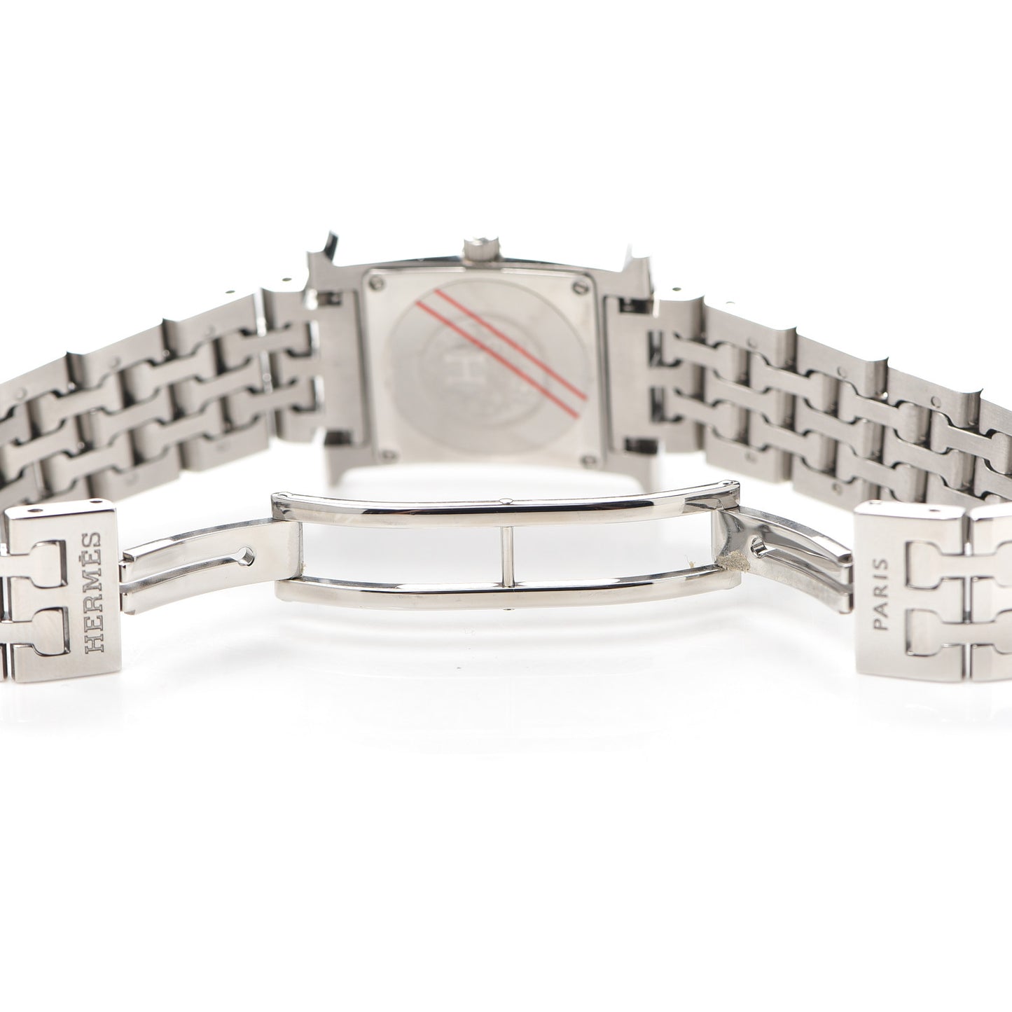 Stainless Steel Diamond Pink Mother of Pearl 21mm Heure H Hour Quartz Watch