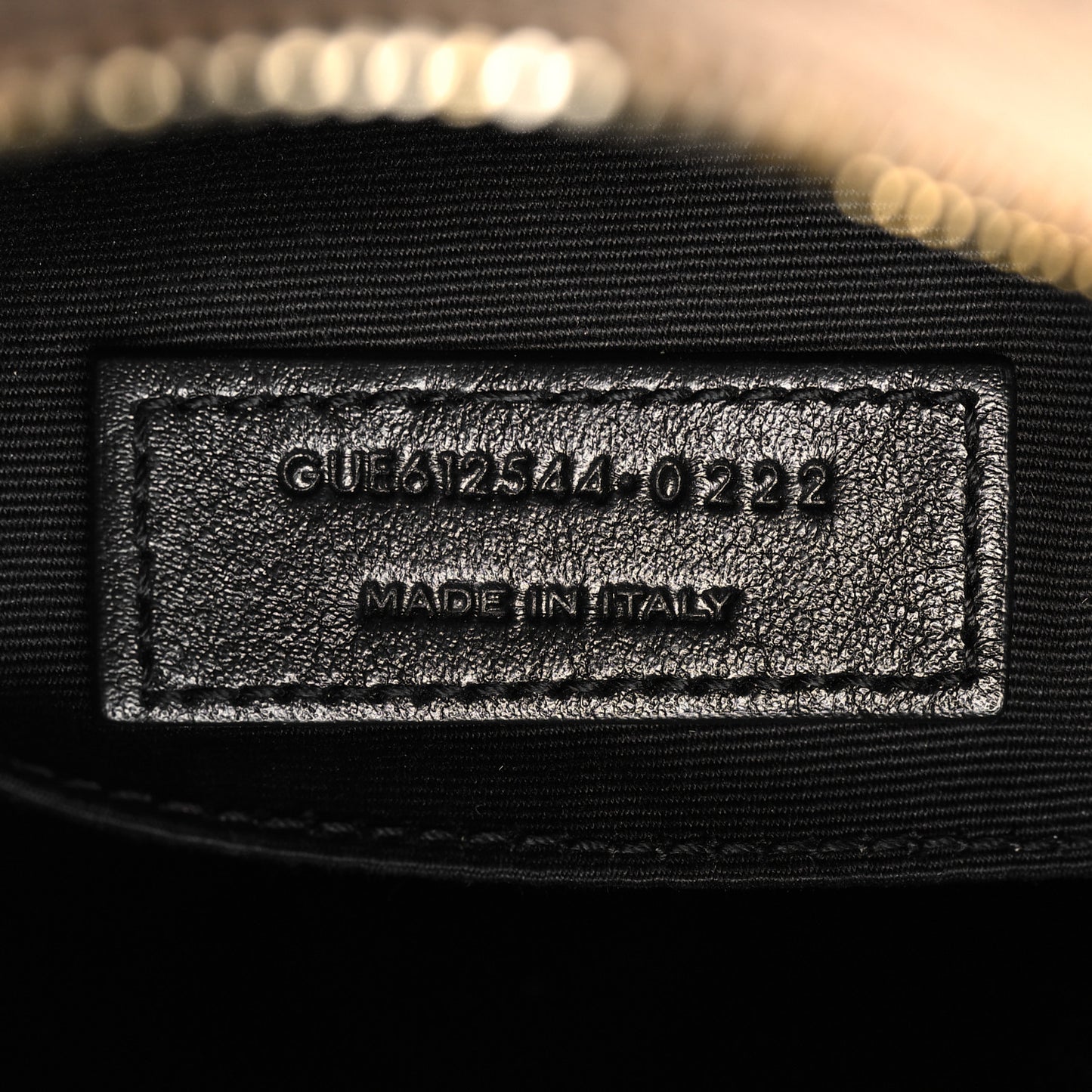 Calfskin Matelasse Monogram Lou Camera Bag Dark Beige