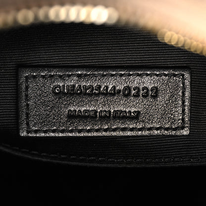 Saint Laurent Calfskin Matelasse Monogram Lou Camera Bag Dark Beige 7 of 10