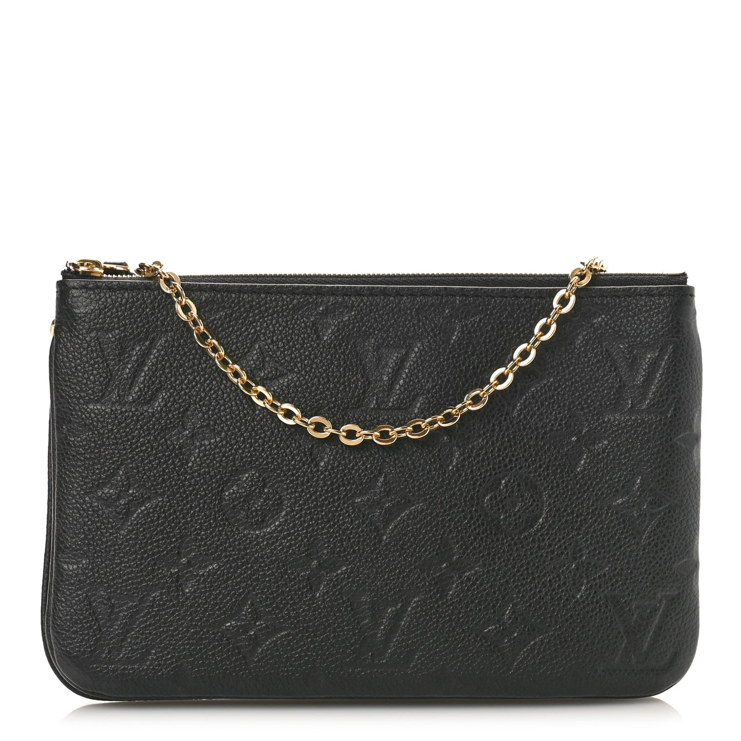 Empreinte Double Zip Pochette Black