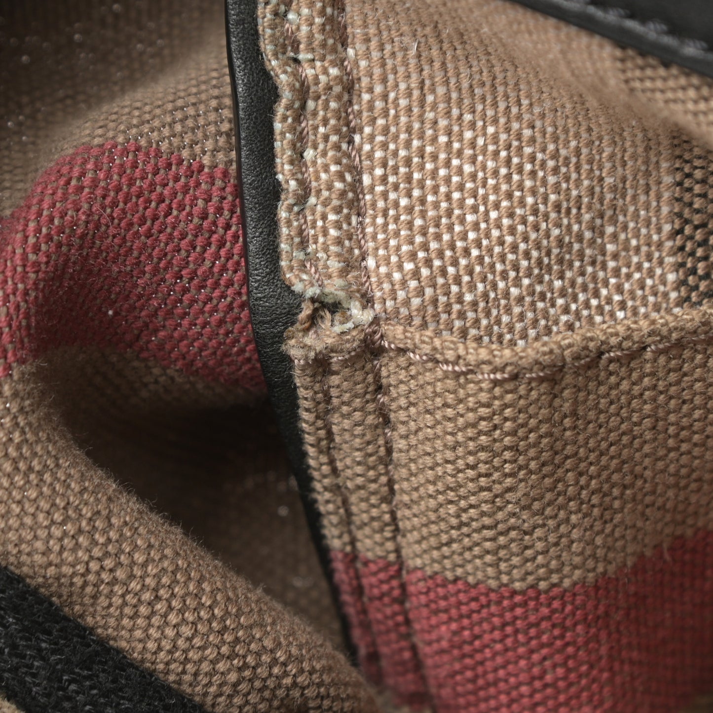 Canvas Mega Check Doran Backpack Black