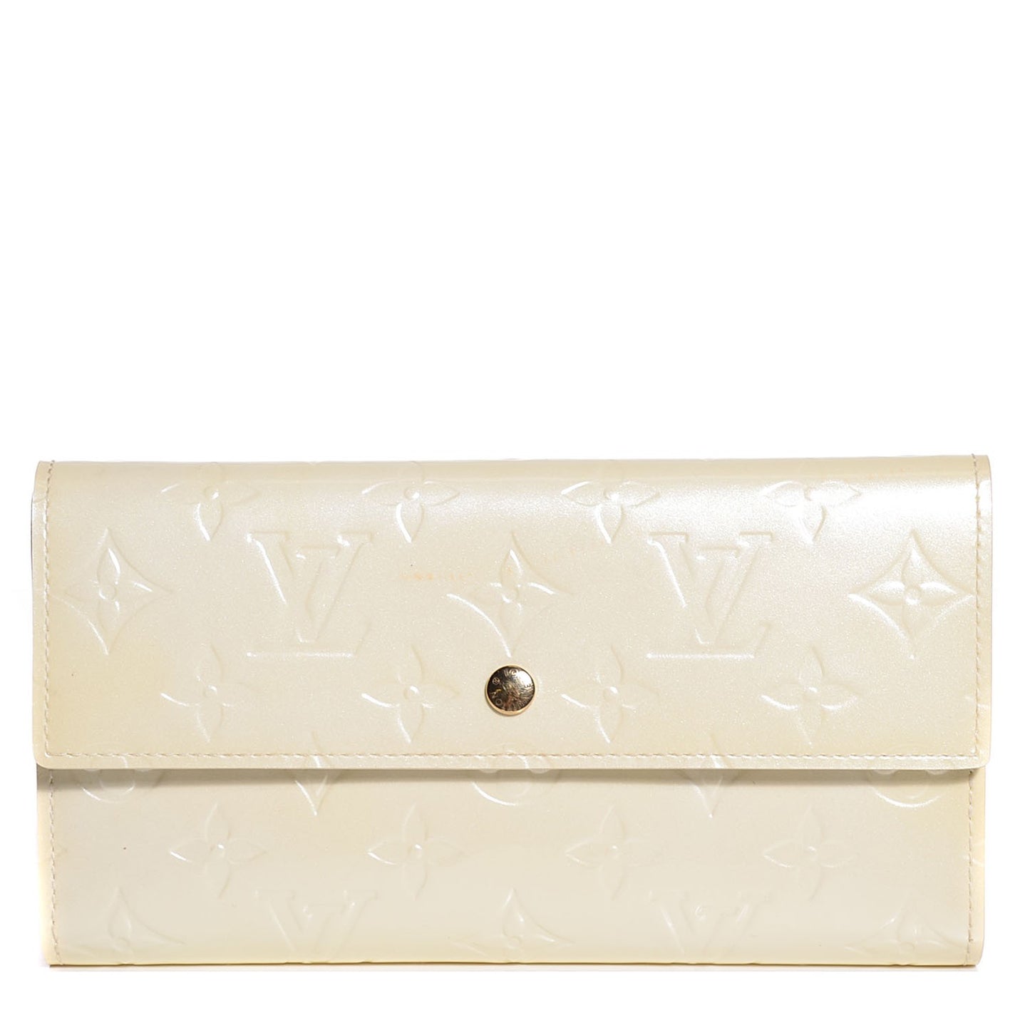 Vernis Porte Tresor International Wallet Perle