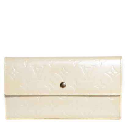 Louis Vuitton Vernis Porte Tresor International Wallet Perle 1 of 8