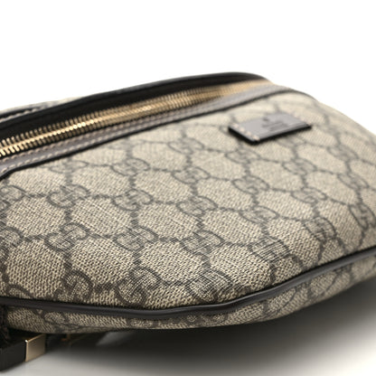 Gucci GG Supreme Monogram Belt Bag Dark Brown 8 of 9