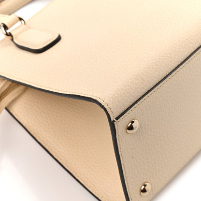 Gucci Dollar Calfskin Medium Soho Top Handle Satchel Ivoire 11 of 15