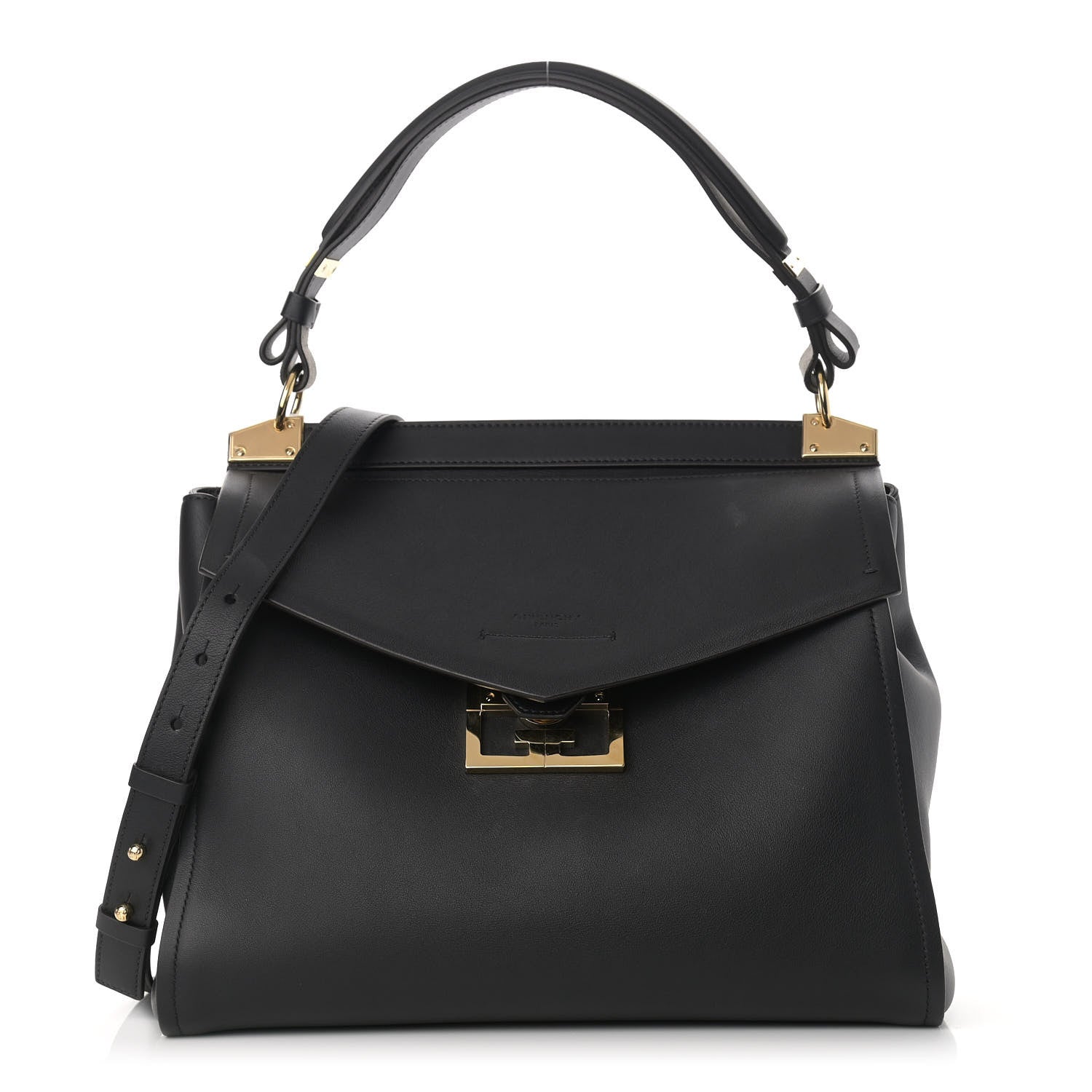 Givenchy Calfskin Medium Mystic Shoulder Bag Black 1 of 9