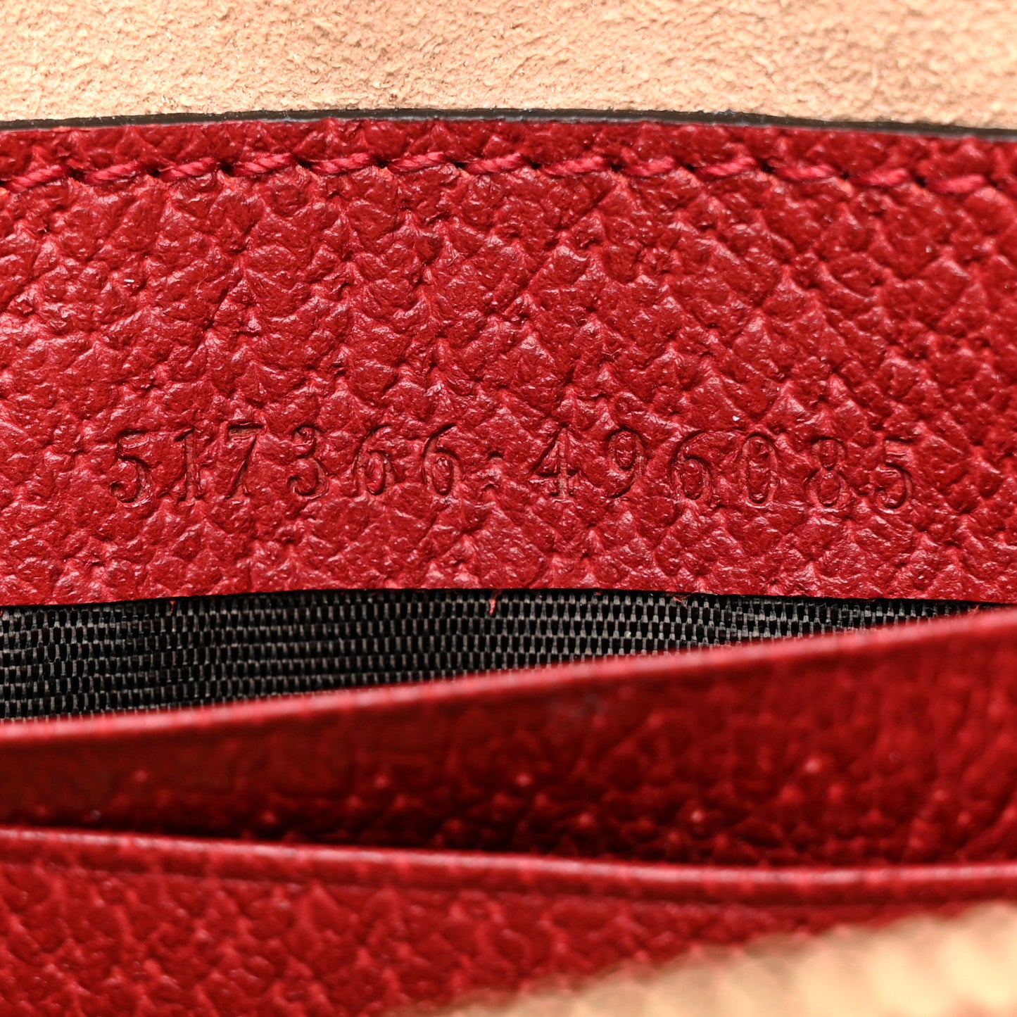 GG Supreme Monogram Flora Web Ophidia Wristlet Bag Red