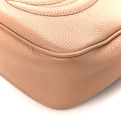 Gucci Pebbled Calfskin Small Soho Disco Bag Camelia 11 of 13