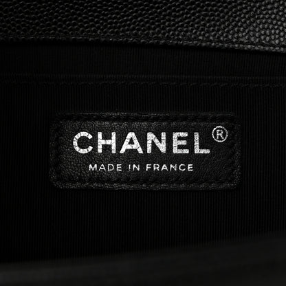Chanel Caviar Quilted Medium Boy Flap Black 6 of 11