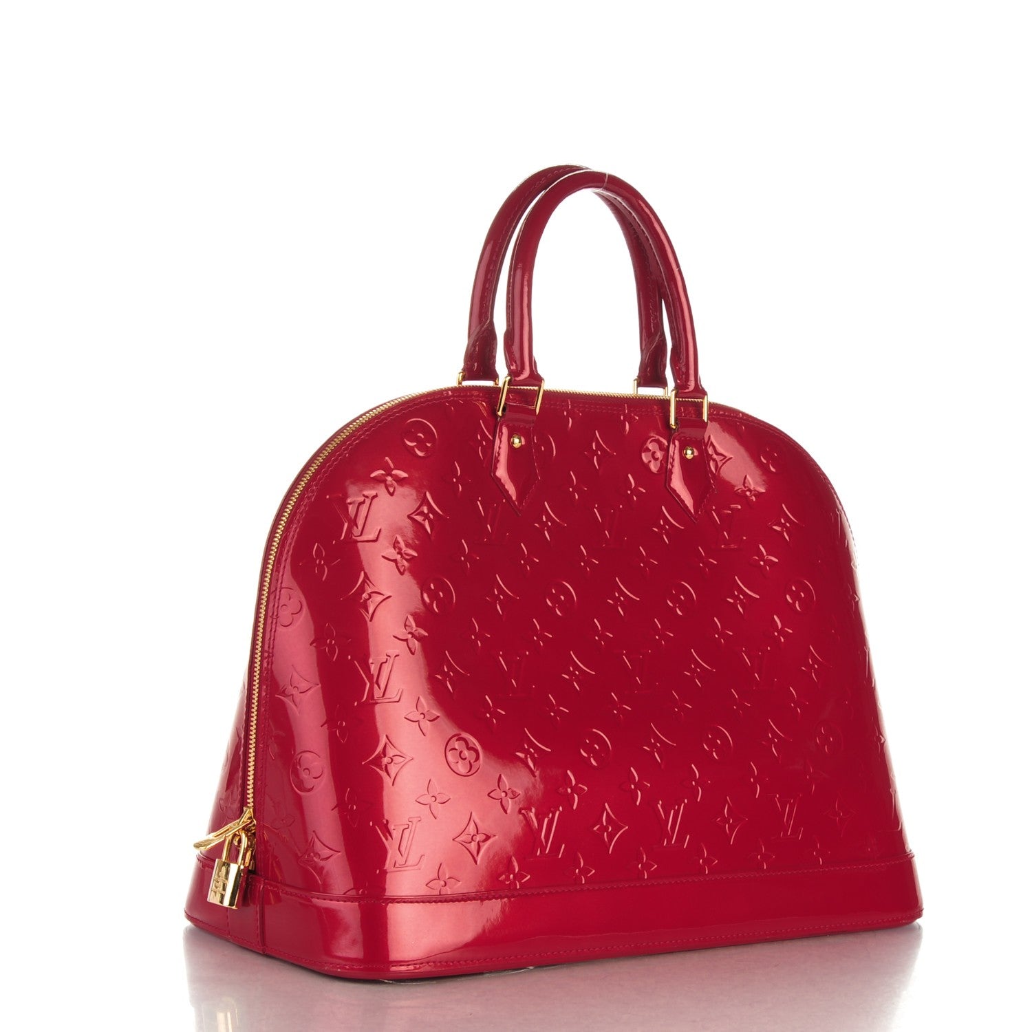 Louis Vuitton Vernis Alma GM Pomme D'Amour 3 of 7
