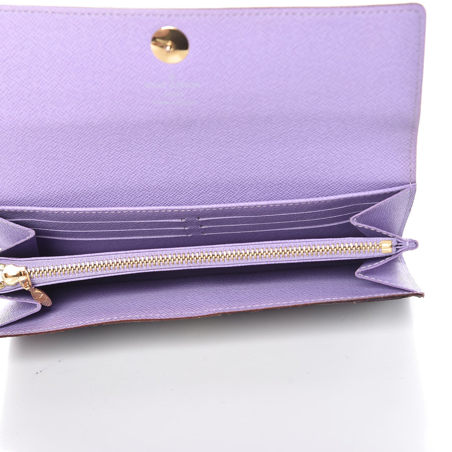 Monogram Multicolor Sarah Wallet Black Violet
