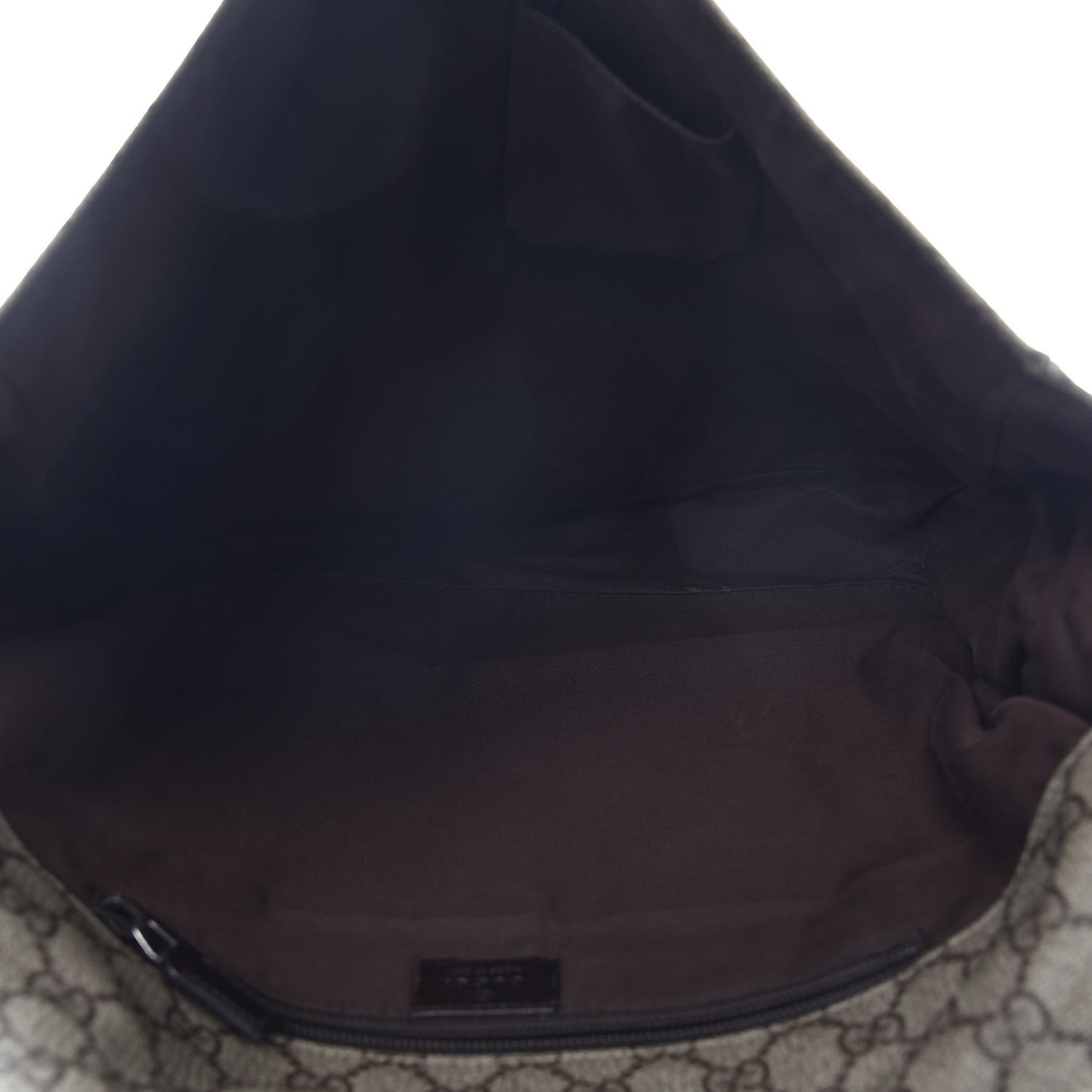 GG Plus Monogram Large Flap Messenger Bag Beige Dark Brown