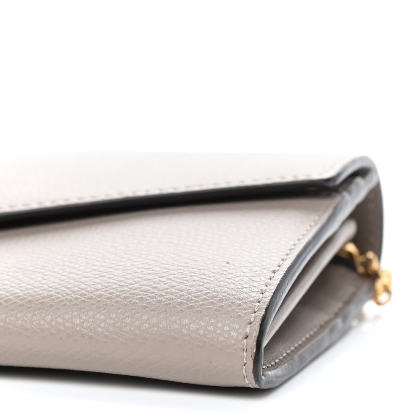 Vitello Cruise F is Fendi Continental Envelope Wallet on Chain Tortora