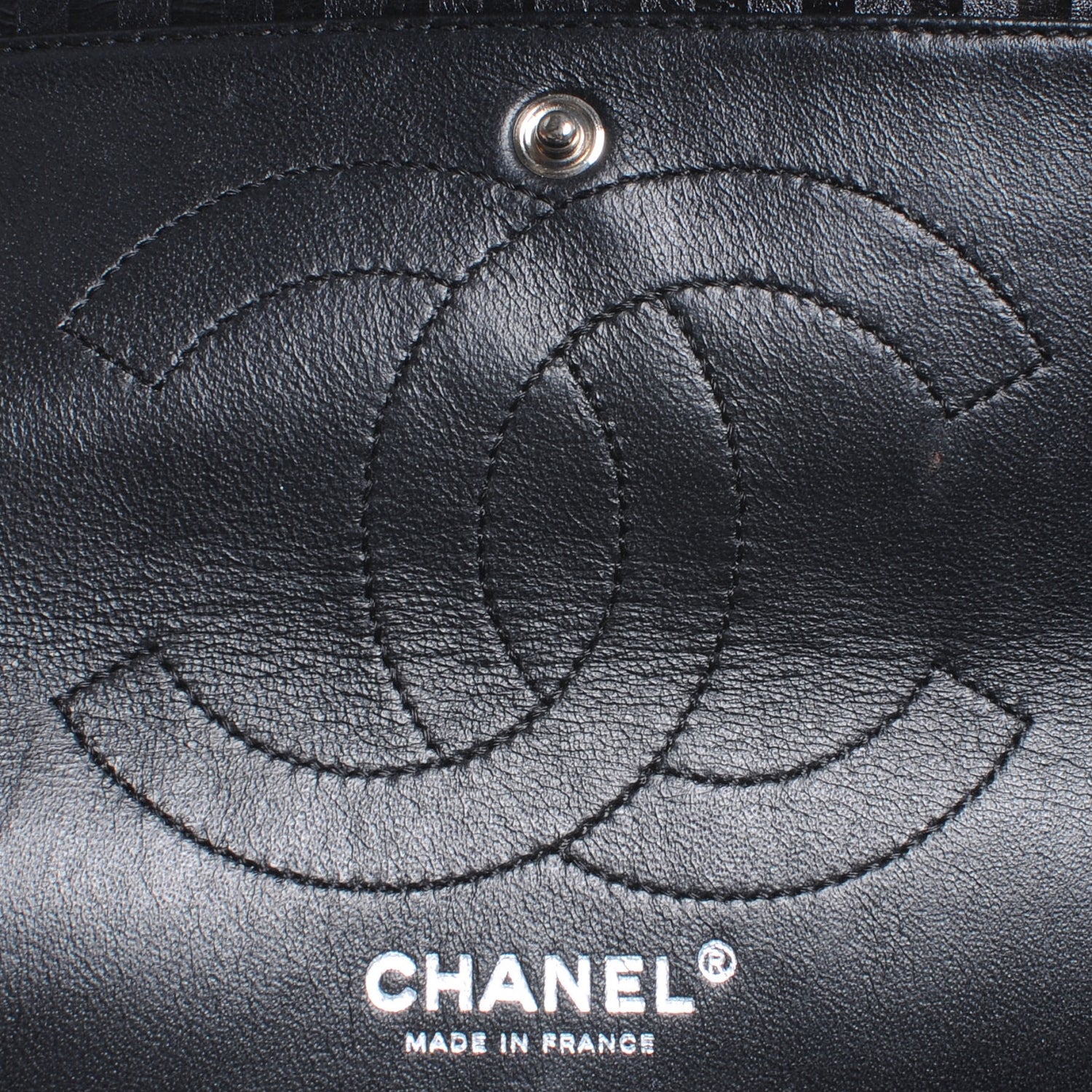 Chanel Metallic Striped 2.55 Reissue 226 Flap Black 5 of 7