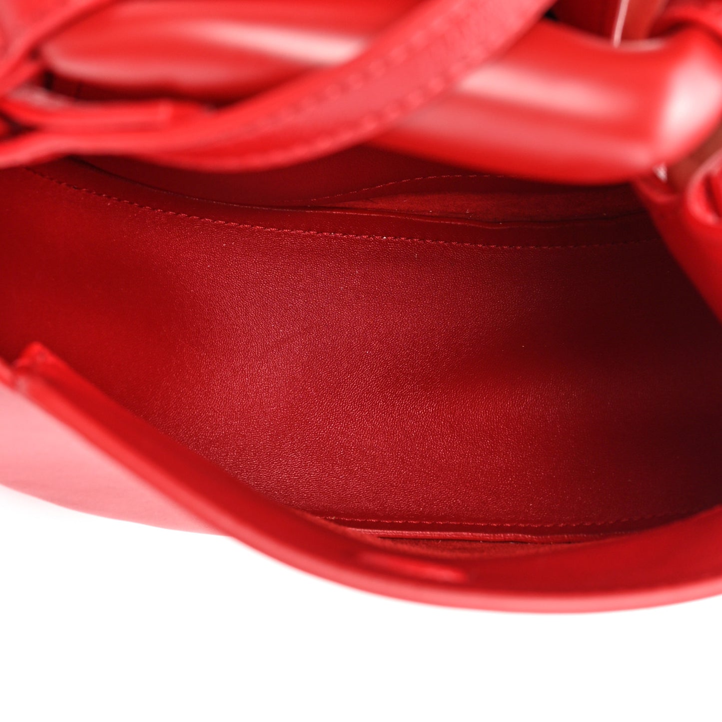 Nappa Small Kiss Bag Red Crush