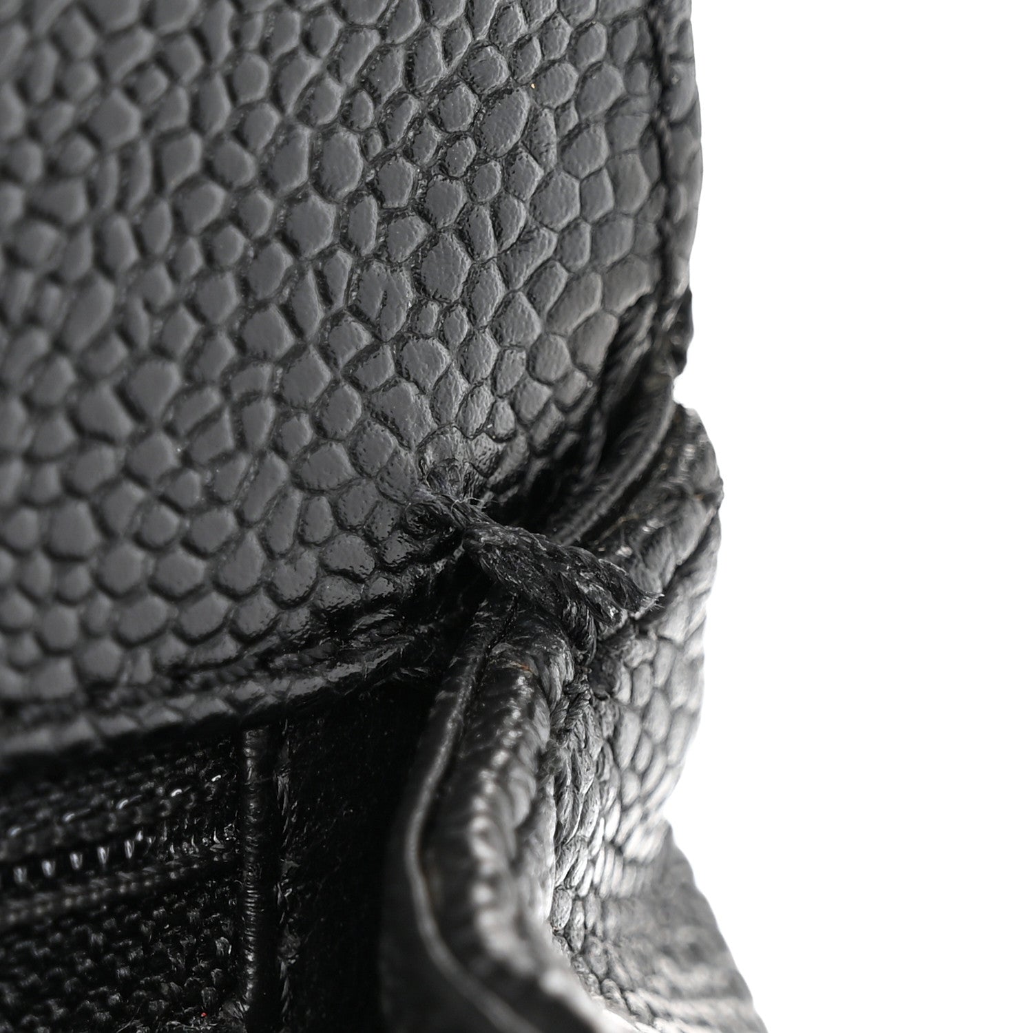 Chanel Caviar Quilted Jumbo Kelly Flap Black 11 of 12