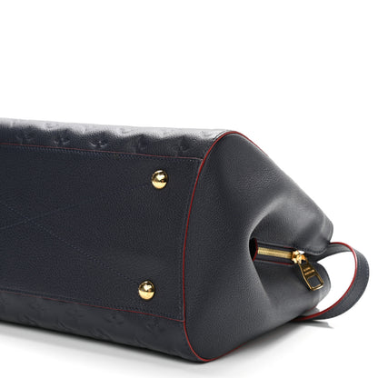 Louis Vuitton Empreinte Montaigne GM Marine Rouge 9 of 9