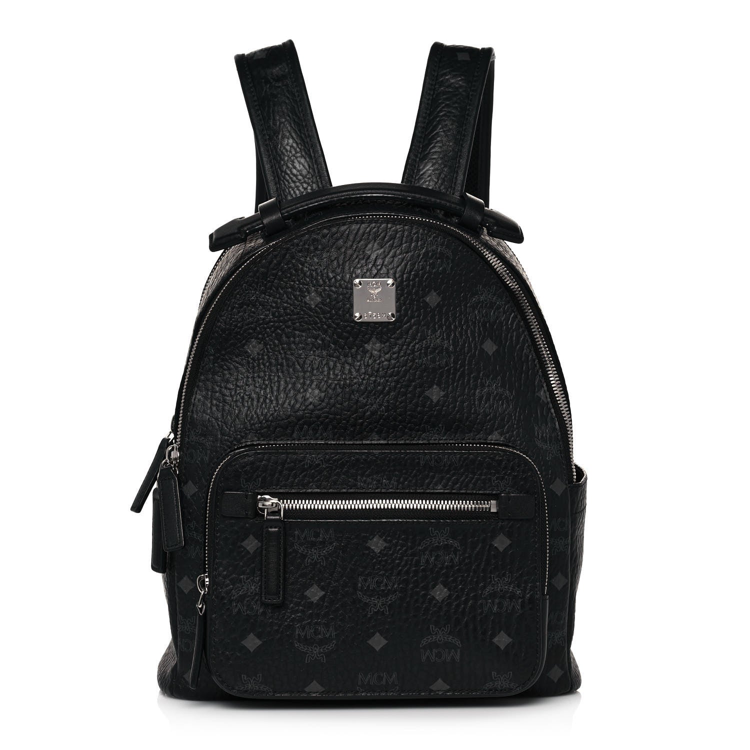 MCM Visetos Stark 32 Backpack Black 1 of 13